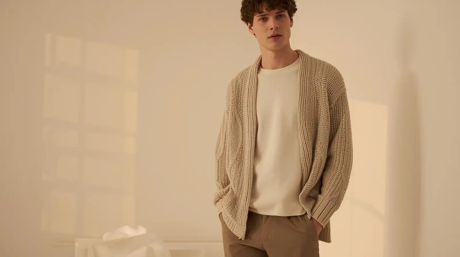 Mens 70s Fashion Knitwear With Texture