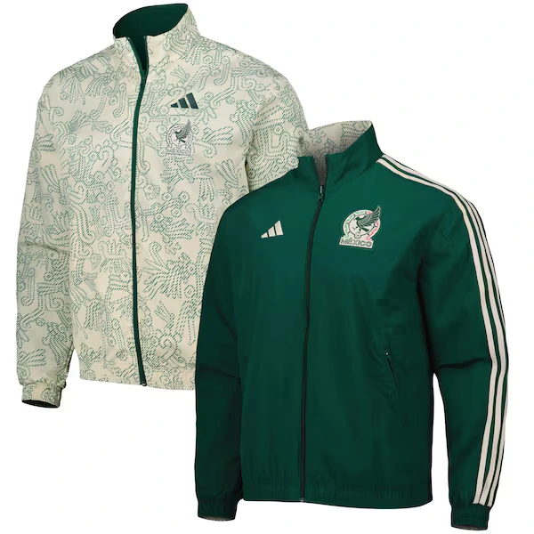 Green Adidas Mexico national team jacket for World Cup 2026
