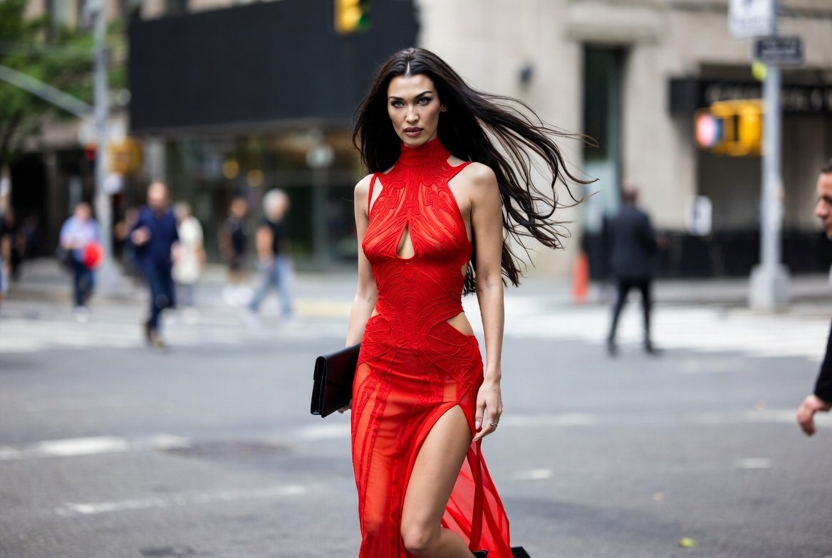 Bella Hadid’s Sheer Red Valentine’s Dress Sparks Buzz as Adan Banuelos Reunion Rumors Grow