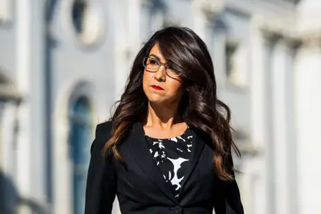 Lauren Boebert speaking during congressional hearing in 2026