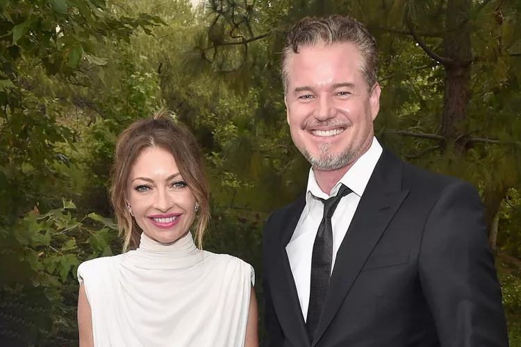 Rebecca Gayheart and Eric Dane posing together at a red carpet event in June 2017, months before their initial separation.